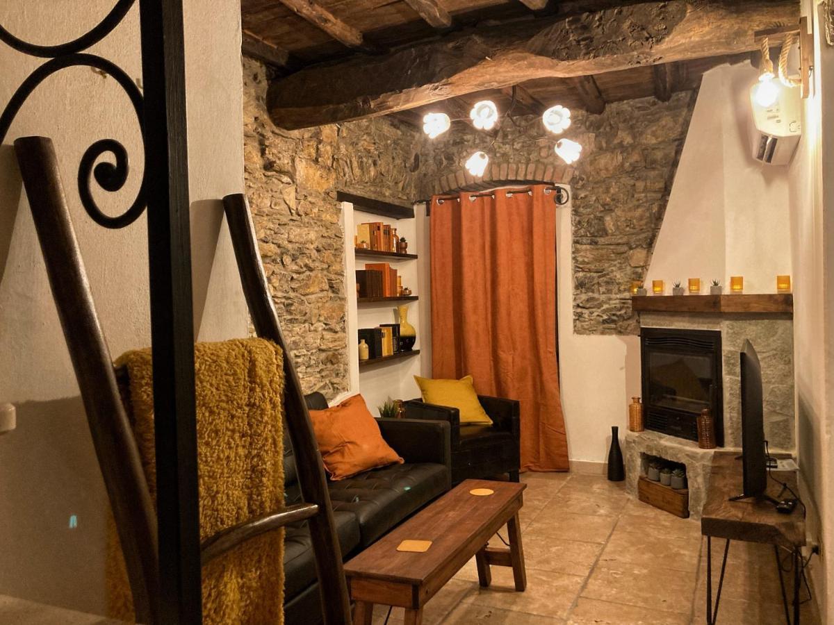 La Casa Rossa Arcola Con Vista Villa Bagian luar foto