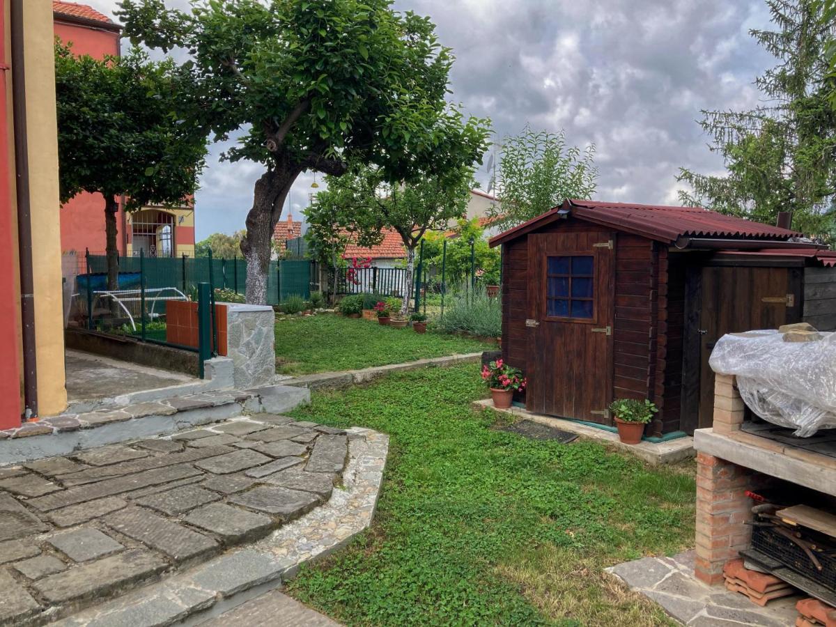 La Casa Rossa Arcola Con Vista Villa Bagian luar foto