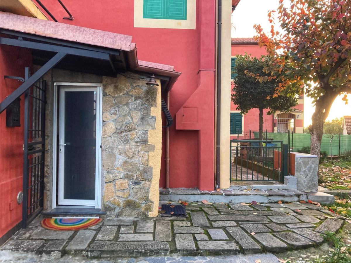 La Casa Rossa Arcola Con Vista Villa Bagian luar foto