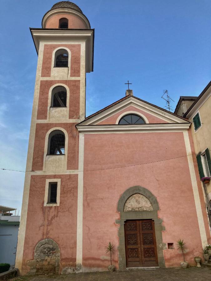La Casa Rossa Arcola Con Vista Villa Bagian luar foto
