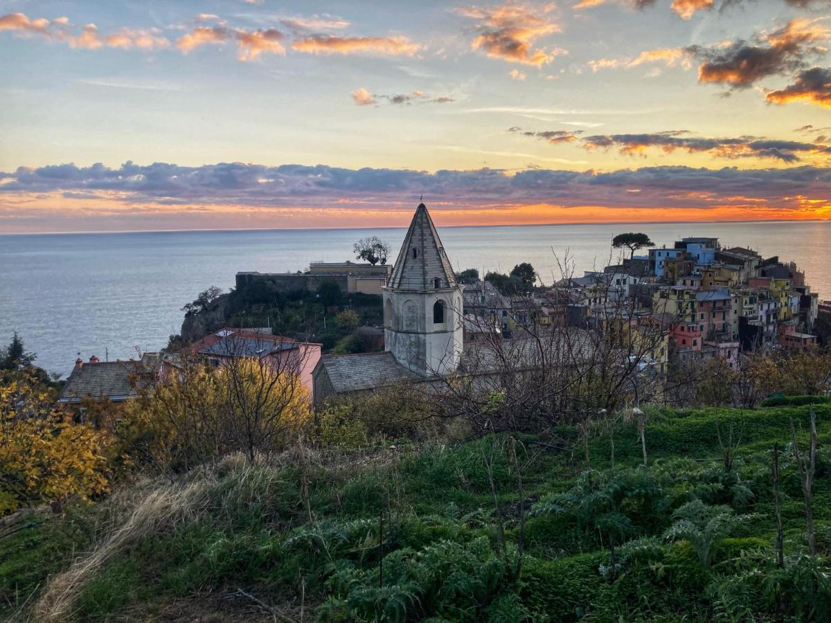 La Casa Rossa Arcola Con Vista Villa Bagian luar foto