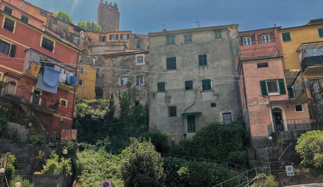 La Casa Rossa Arcola Con Vista Villa Bagian luar foto