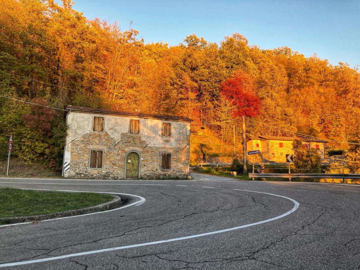 La Casa Rossa Arcola Con Vista Villa Bagian luar foto
