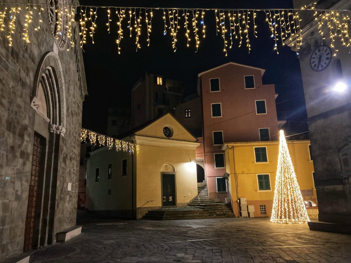 La Casa Rossa Arcola Con Vista Villa Bagian luar foto