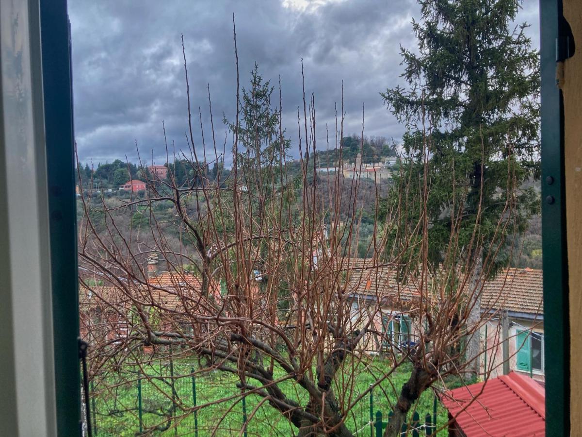 La Casa Rossa Arcola Con Vista Villa Bagian luar foto
