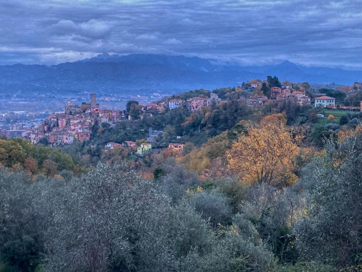 La Casa Rossa Arcola Con Vista Villa Bagian luar foto