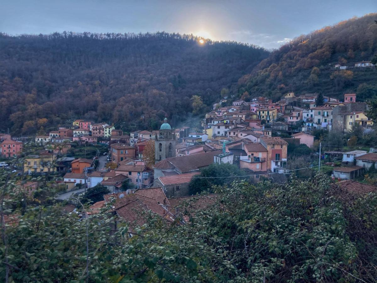 La Casa Rossa Arcola Con Vista Villa Bagian luar foto