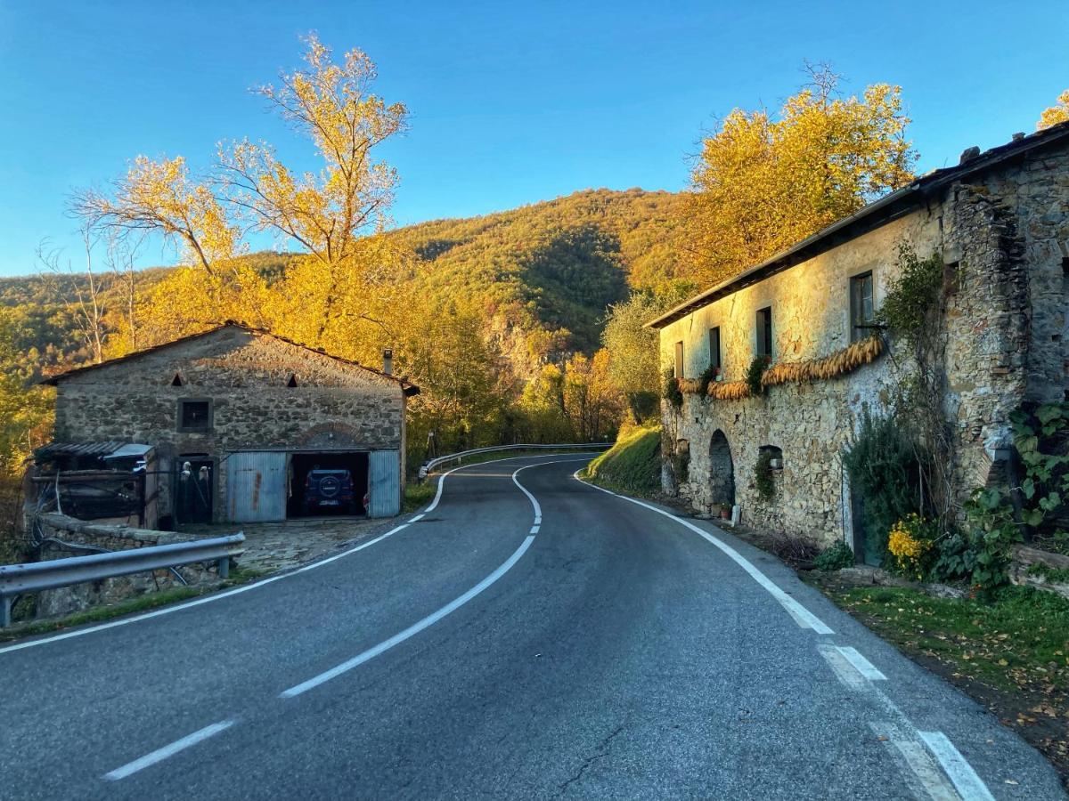 La Casa Rossa Arcola Con Vista Villa Bagian luar foto
