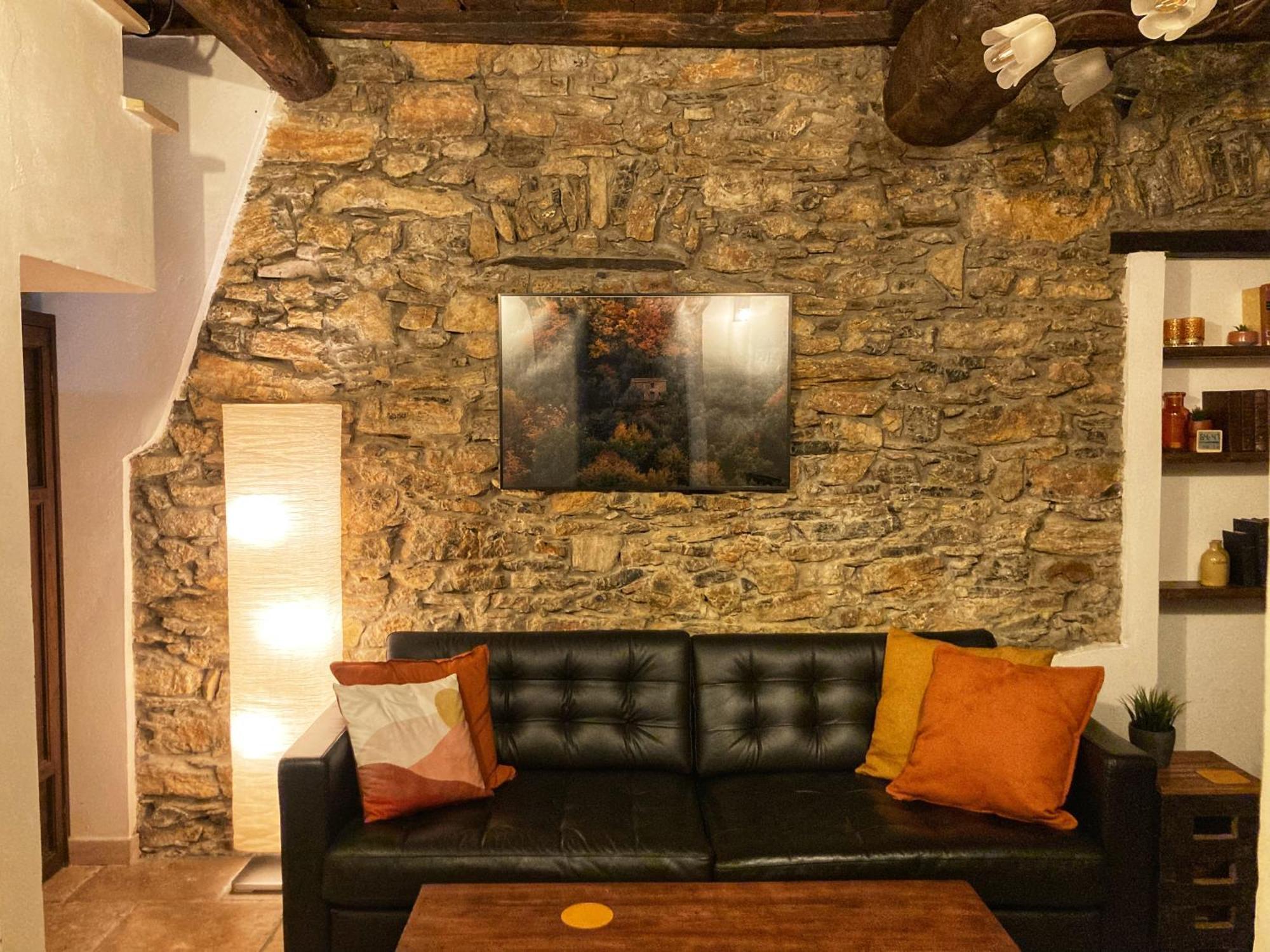 La Casa Rossa Arcola Con Vista Villa Bagian luar foto