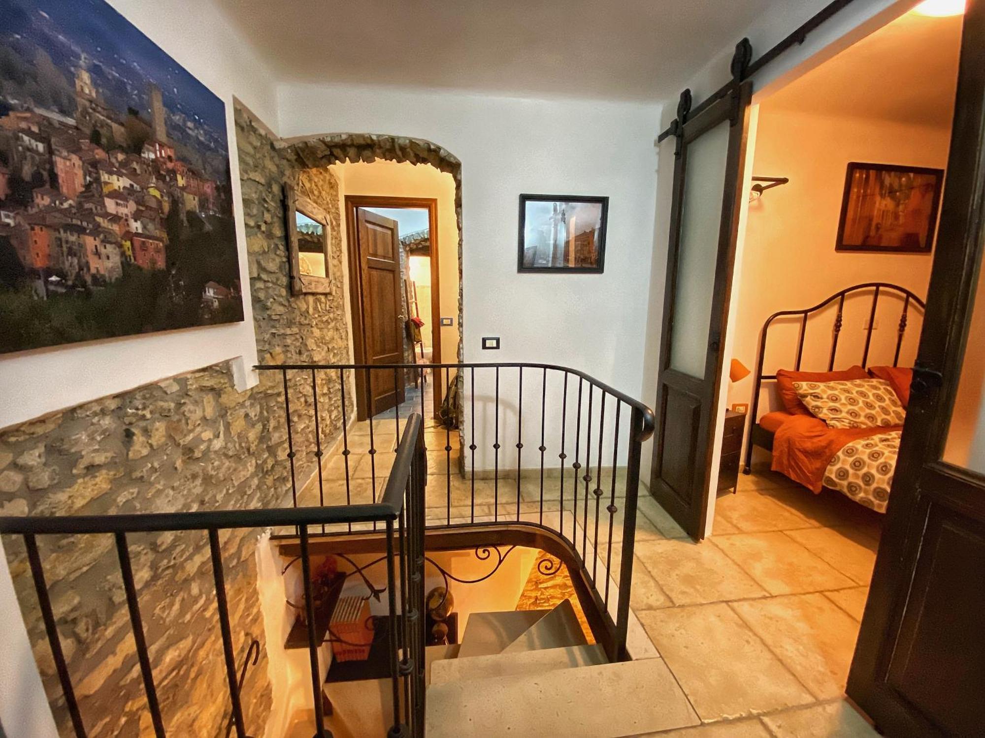 La Casa Rossa Arcola Con Vista Villa Bagian luar foto