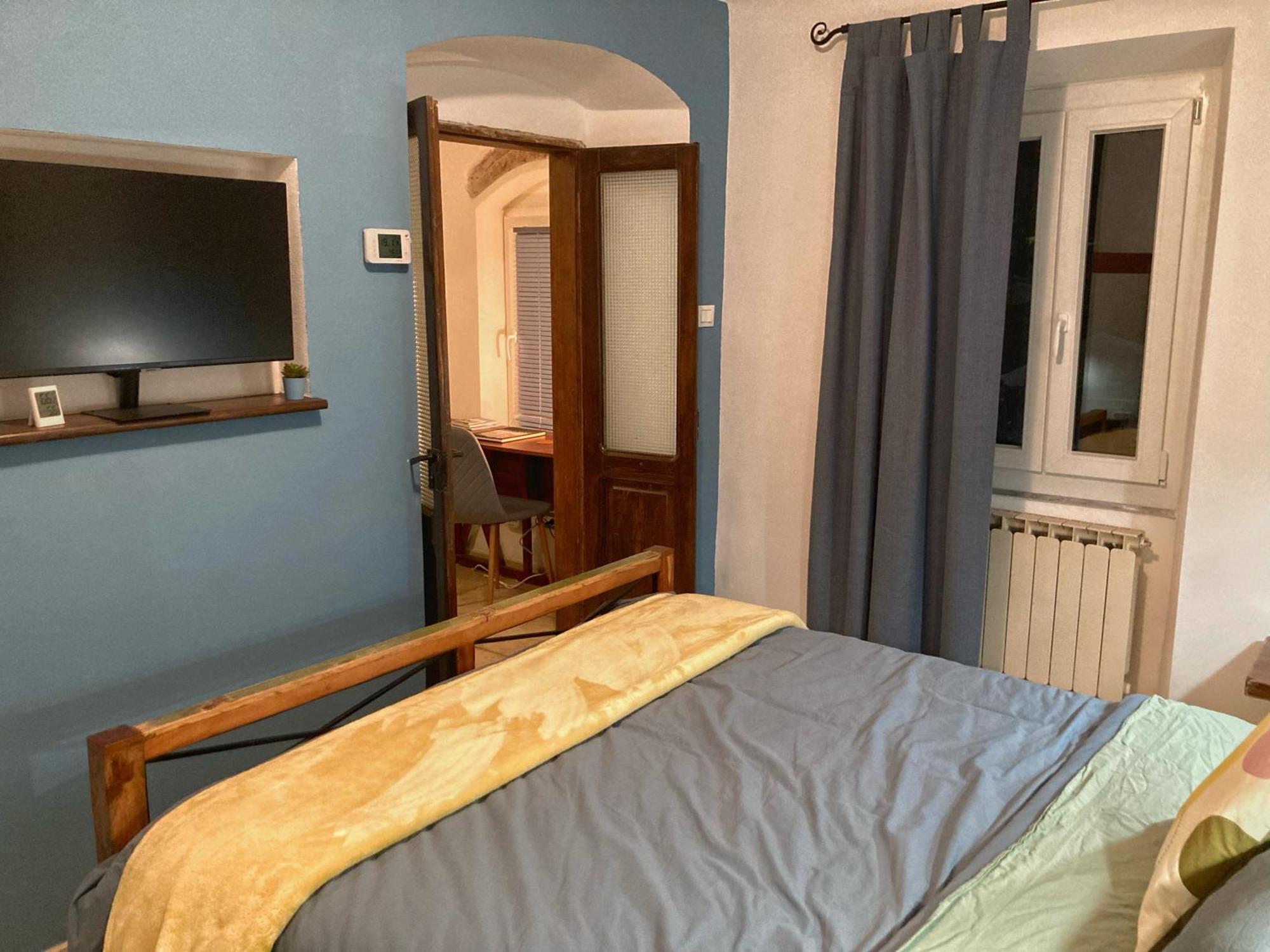 La Casa Rossa Arcola Con Vista Villa Bagian luar foto
